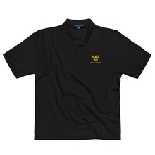  Delta Upsilon Badge Polo in Black