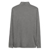 Delta Upsilon Adidas Quarter Zip Pullover In Grey