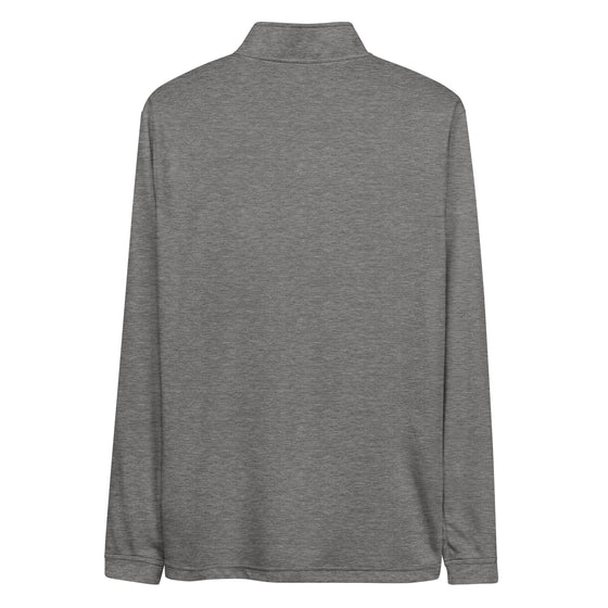 DU Adidas Quarter Zip Pullover In Grey