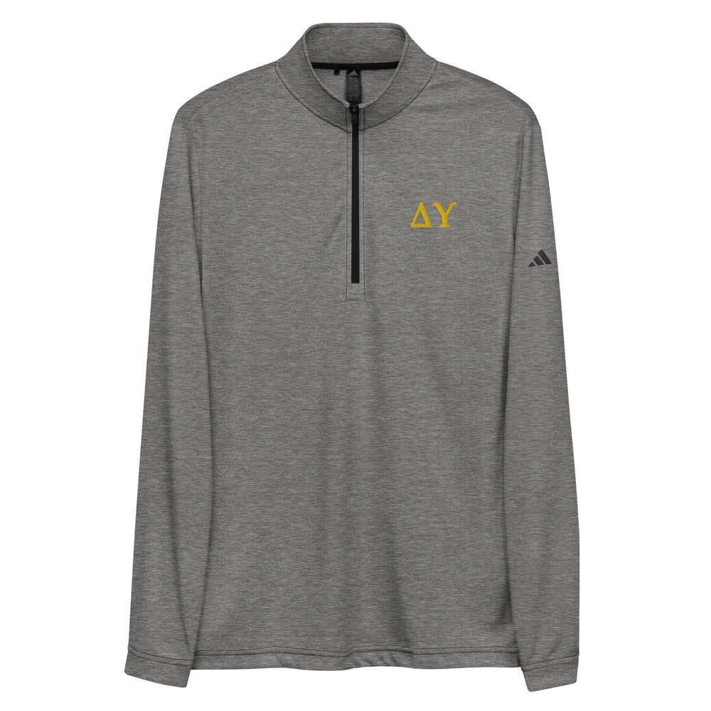 
                      
                        Delta Upsilon Adidas Quarter Zip Pullover In Grey
                      
                    