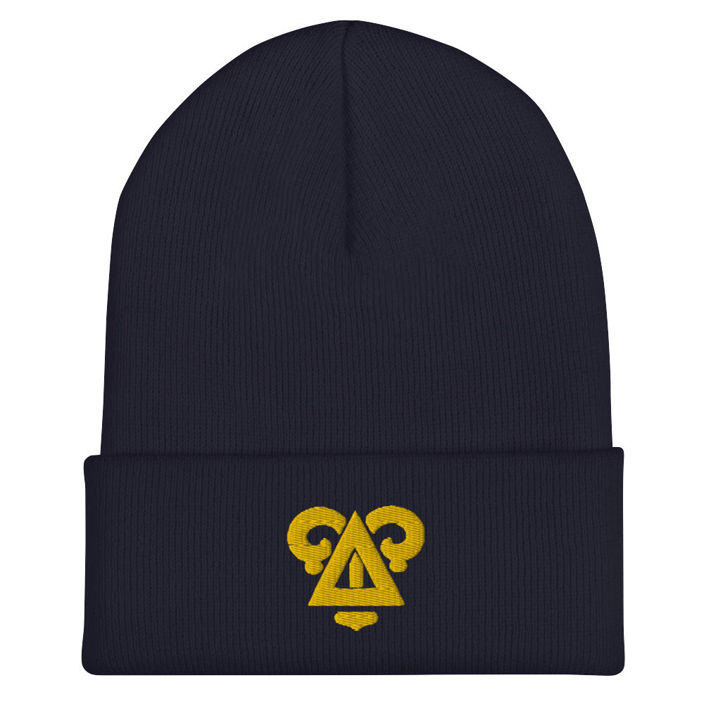 Delta Upsilon Badge Beanie