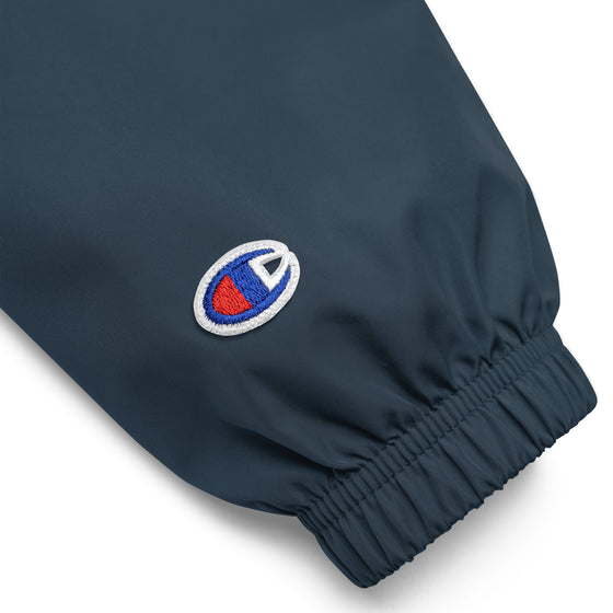 Delta Upsilon Embroidered Champion Packable Jacket
