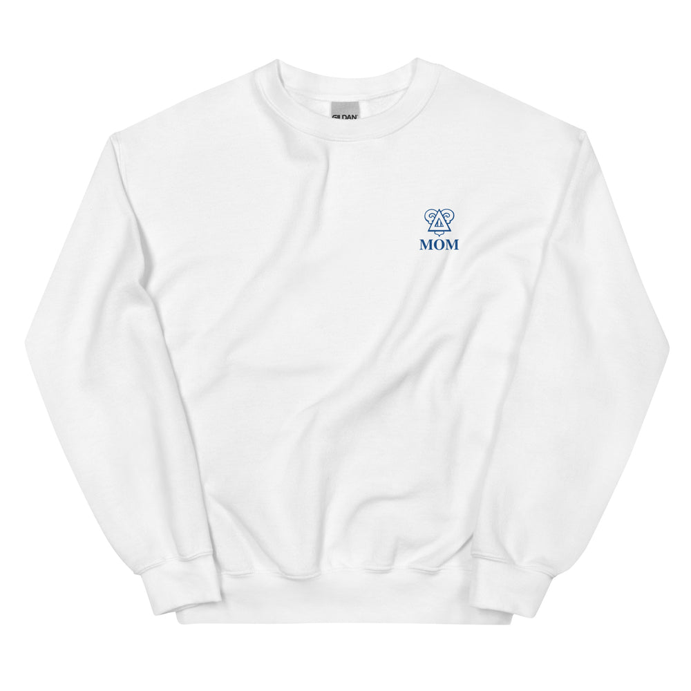 Delta Upsilon DU Mom Crewneck White