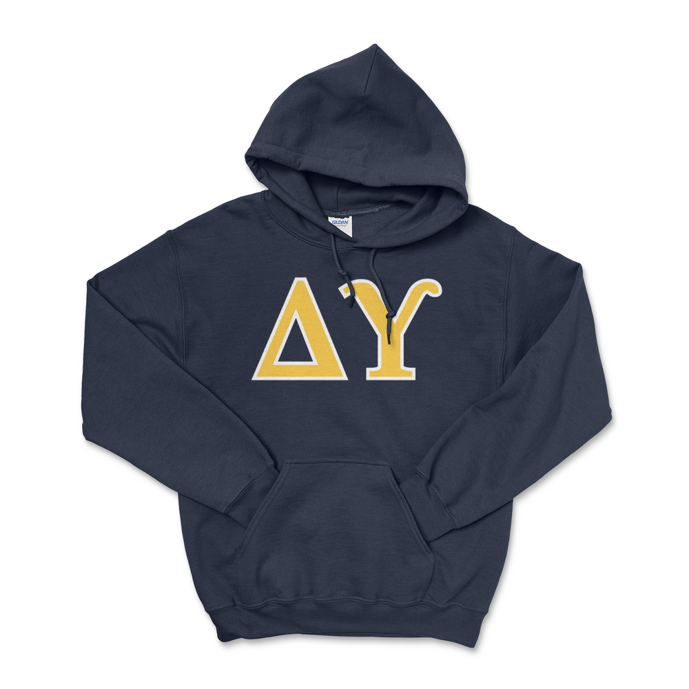 Delta Upsilon Letters Hoodie