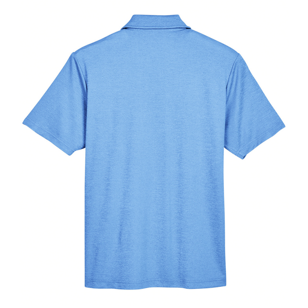 
                      
                        Delta Upsilon Badge Polo in Ocean Blue Heather
                      
                    