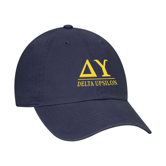 Delta Upsilon - Letters Dad Hat