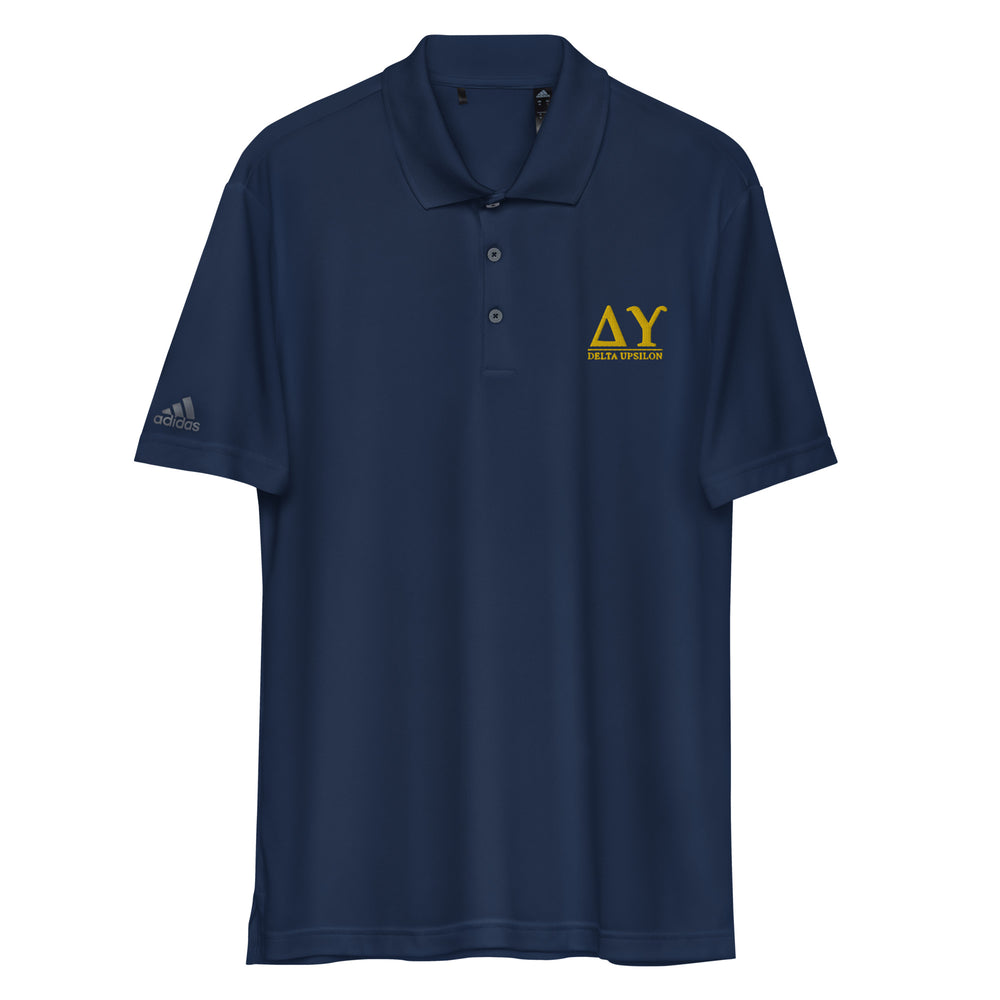 
                      
                        Delta Upsilon Letters Adidas Polo in Navy
                      
                    