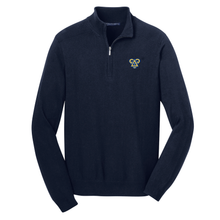  Delta Upsilon Badge 1/2-Zip Sweater