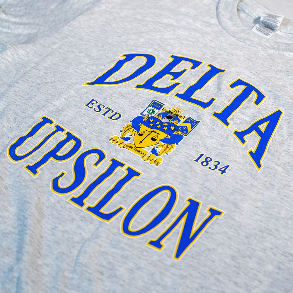 
                      
                        Delta Upsilon Vintage Crest T-Shirt
                      
                    